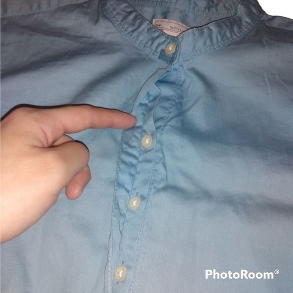 Gap Light Blue Blouse - Picture 5 of 12